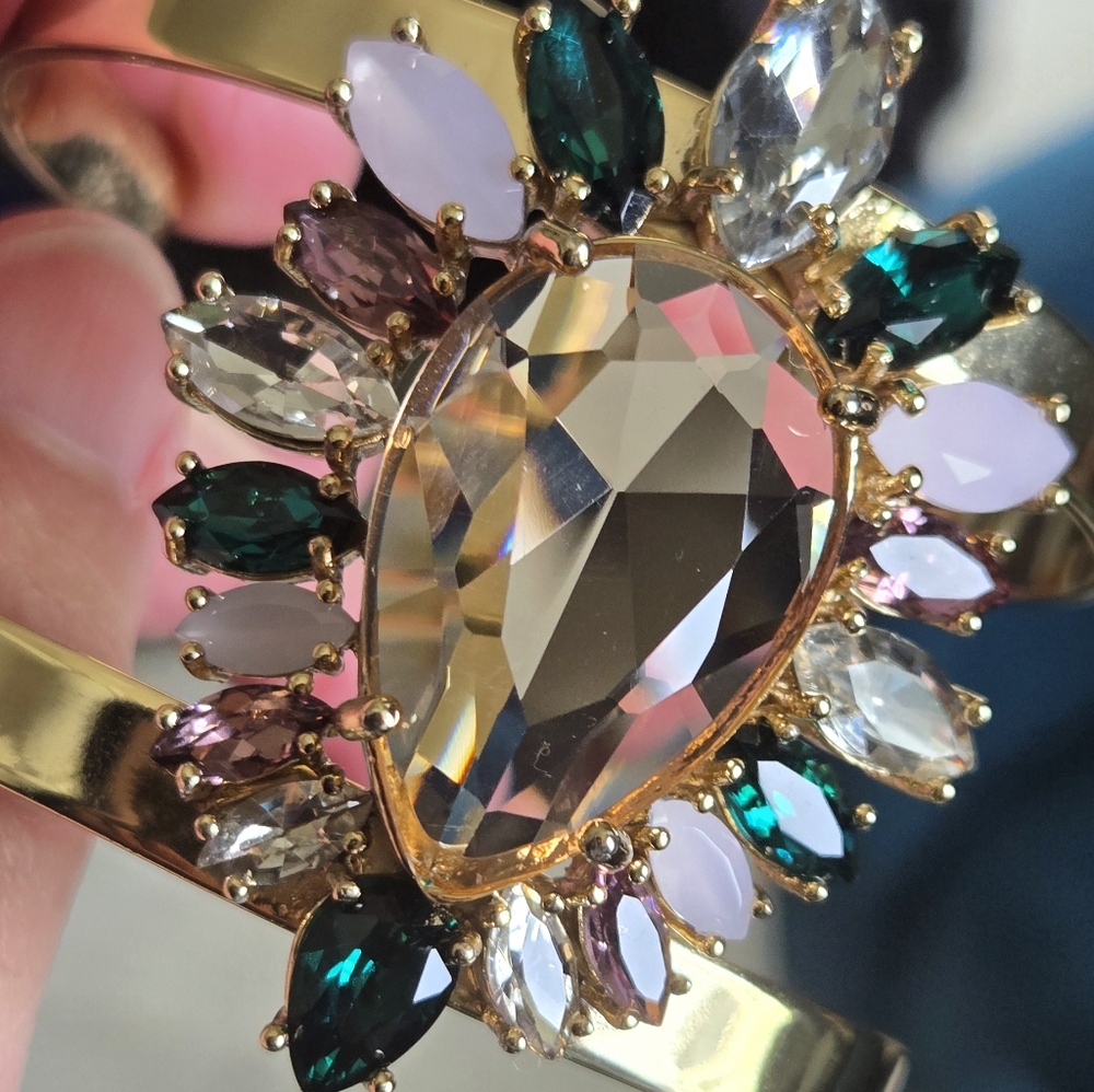 Vintage Juicy Couture Jeweled Cuff Bracelet